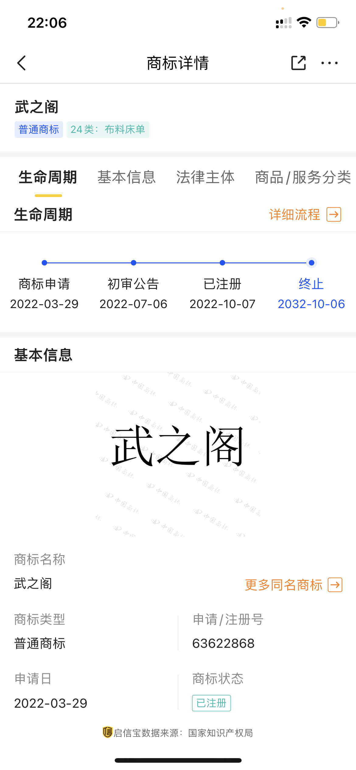 企貝商標轉讓網_武之閣